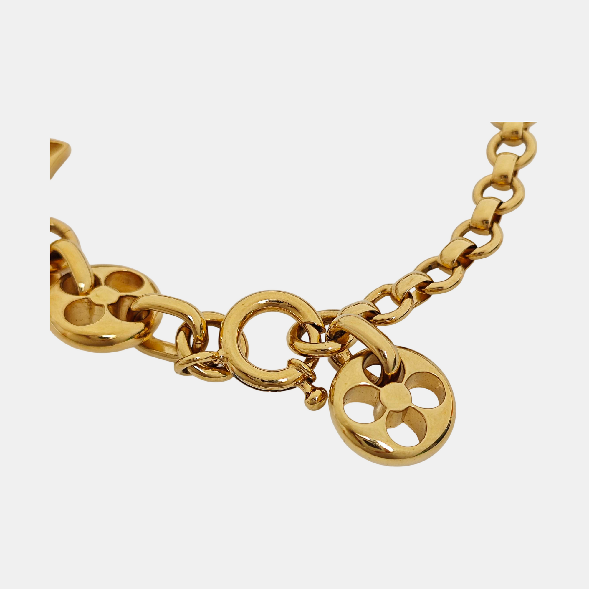 CRAZY IN LOCK Metal Gold Bracelet