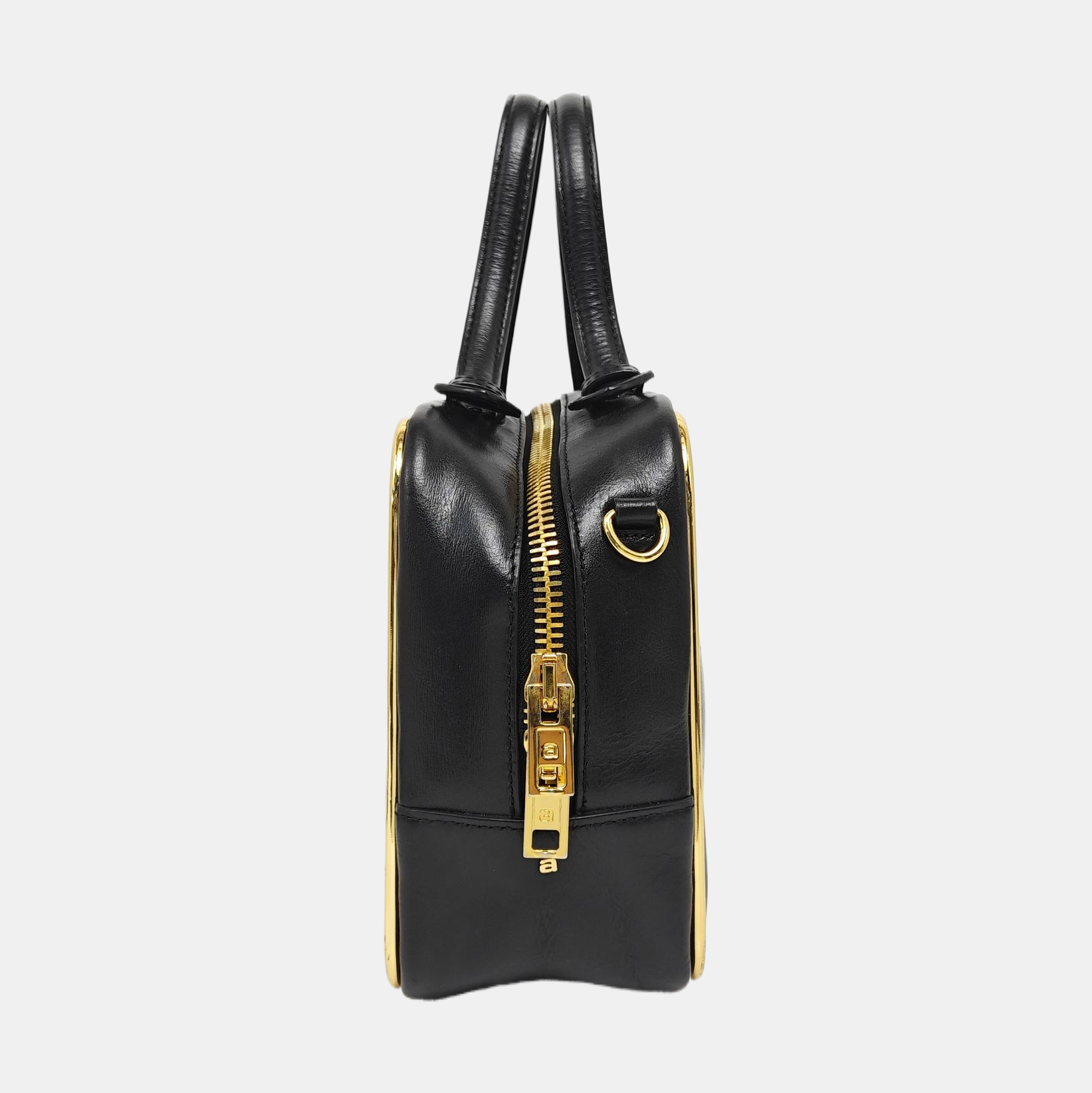 Calfskin Shoulder Bag Black