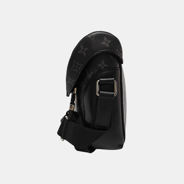 VOYAGER PM Monogram Coated Canvas Black