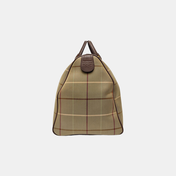 Canvas Top Handle Bag Green