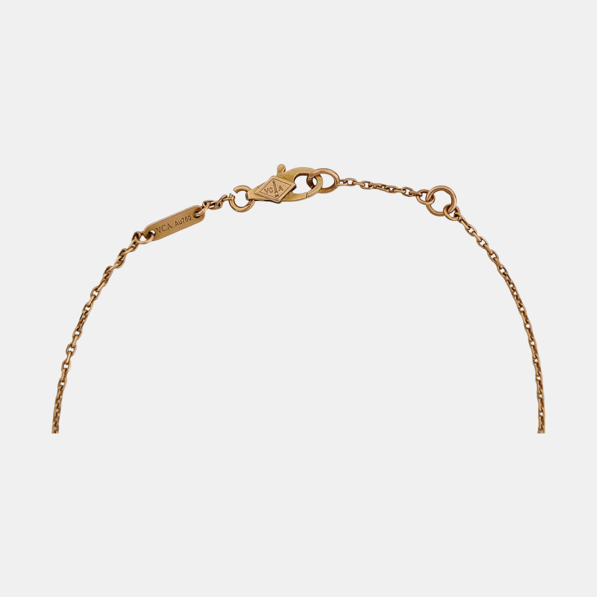 Sweet Alhambra 18k Rose Gold Bracelet