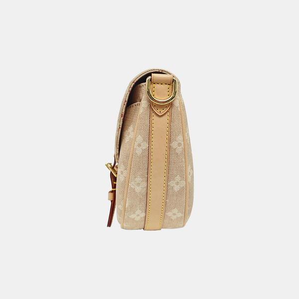 Monogram Coated Canvas Beige