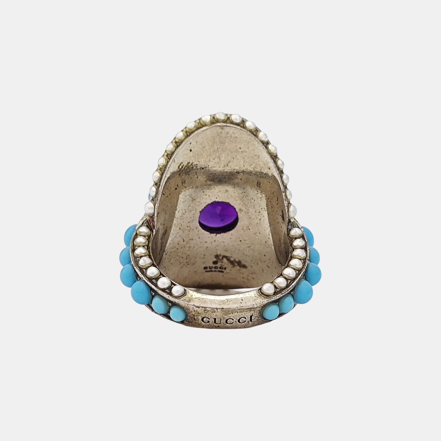 Metal Blue Ring HK 13
