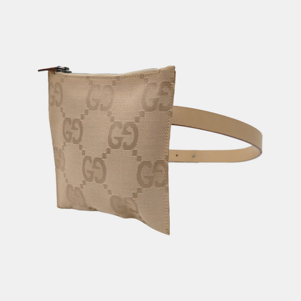 Monogram Canvas Belt Bag Beige