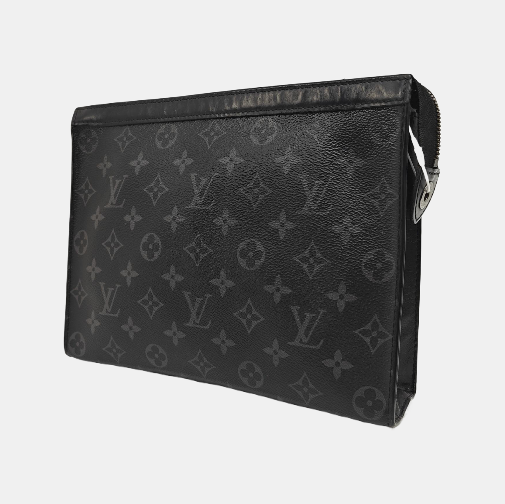 Pochette Voyag MM Monogram Coated Canvas Black