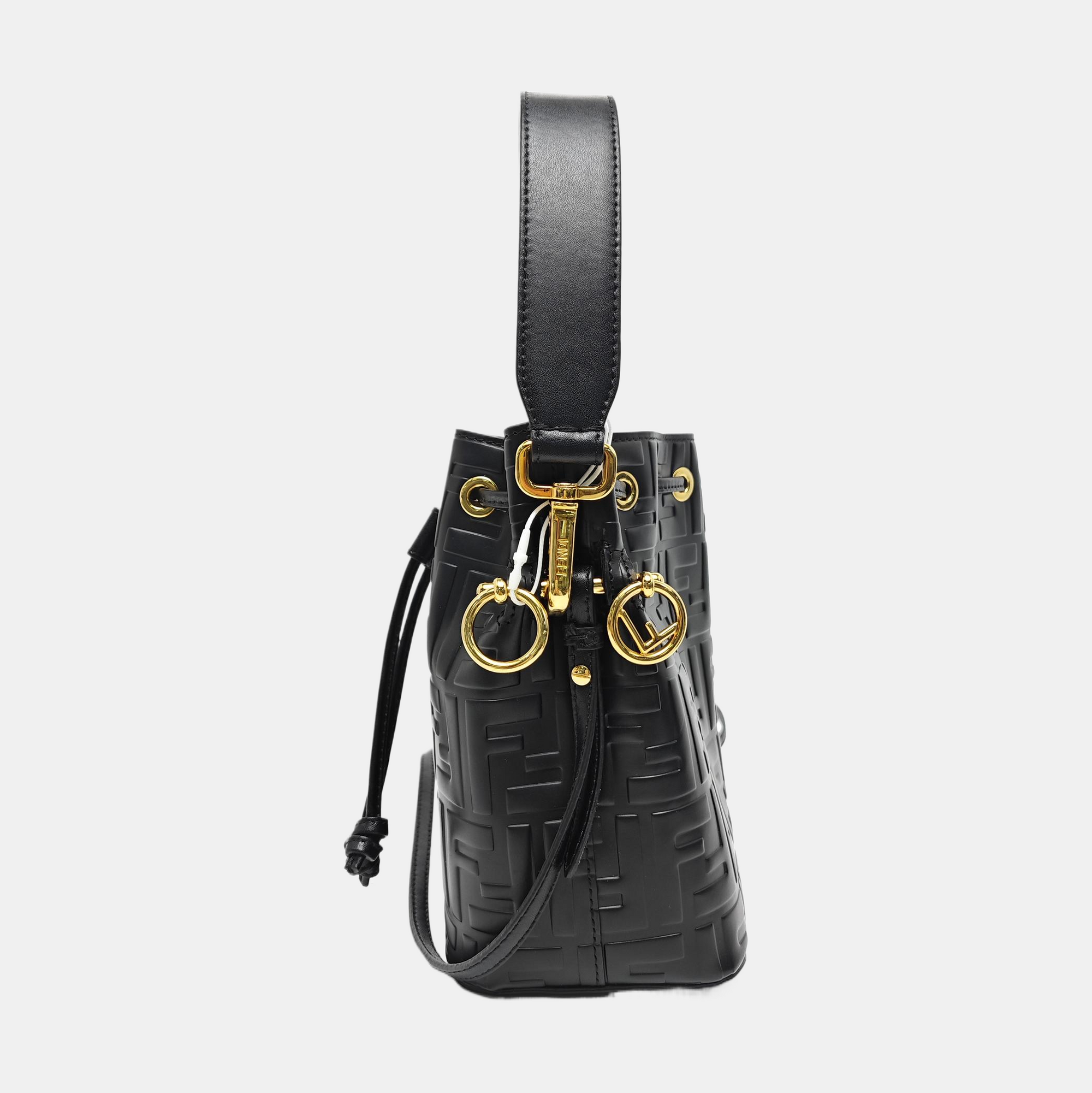Mon Tresor Mini Calfskin Black