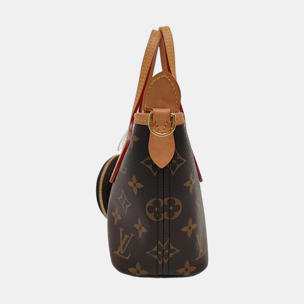 NEVERFULL BB Monogram Coated Canvas Brown