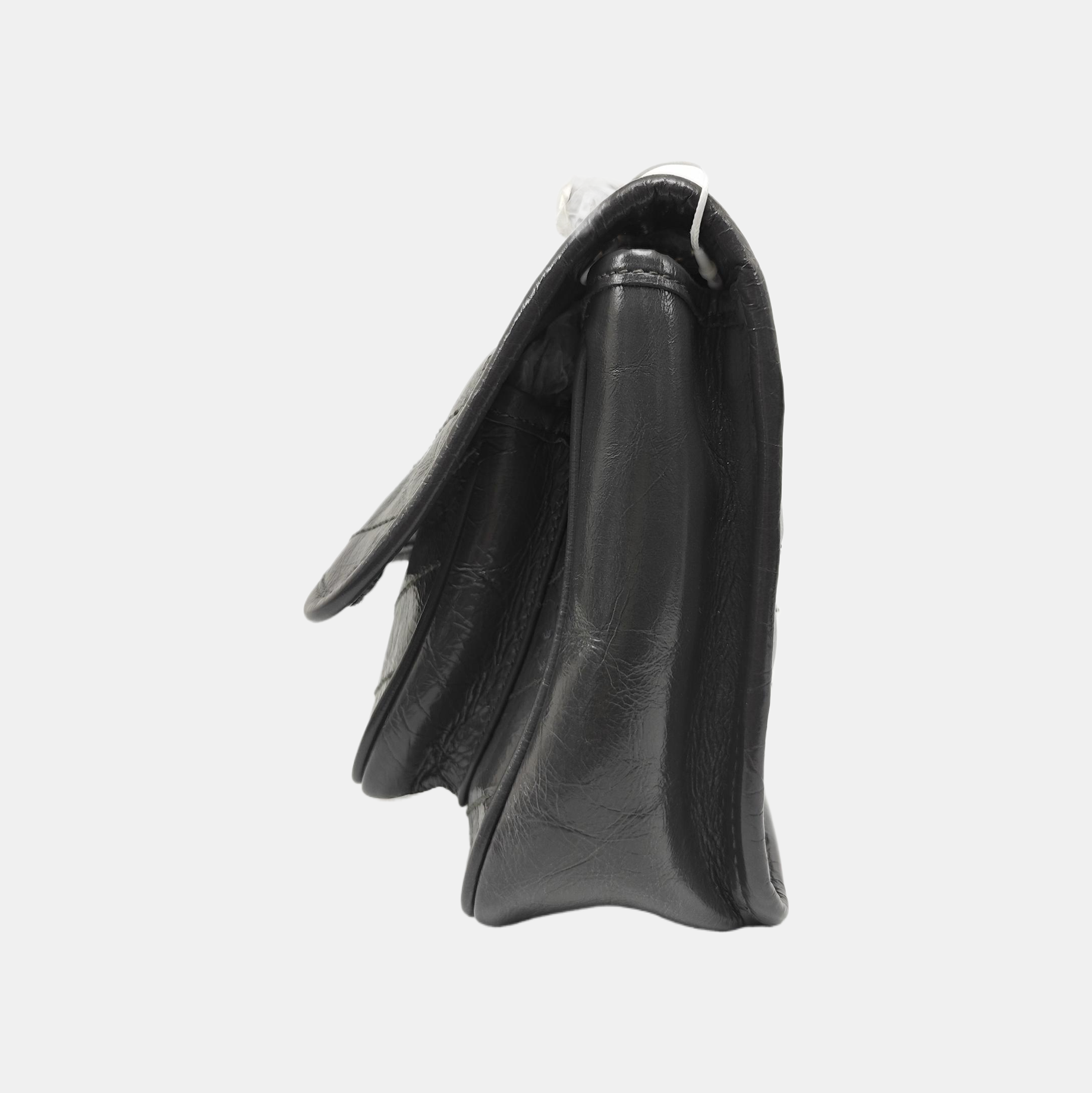NIKI Small Chevron Calfskin Gray