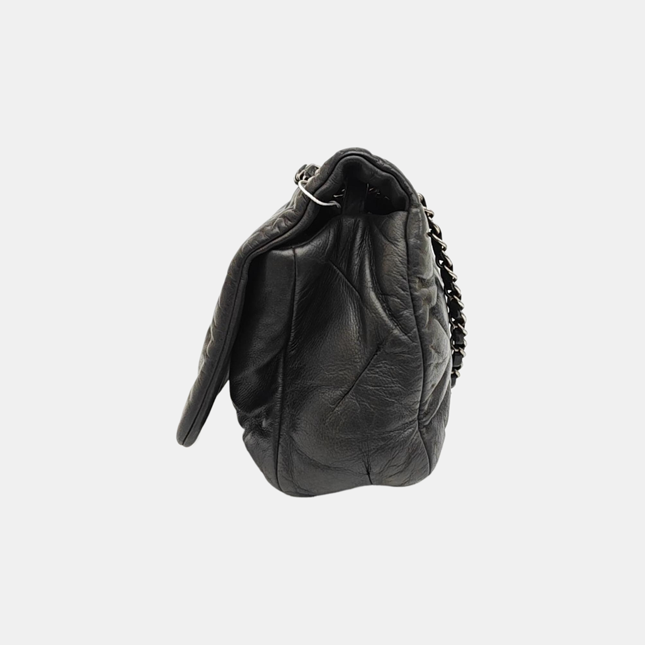 Calfskin Shoulder Bag Black