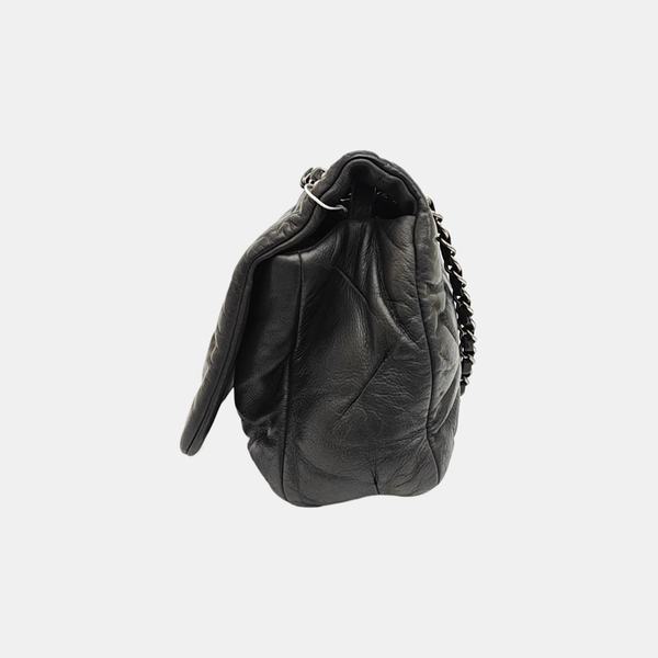 Calfskin Shoulder Bag Black