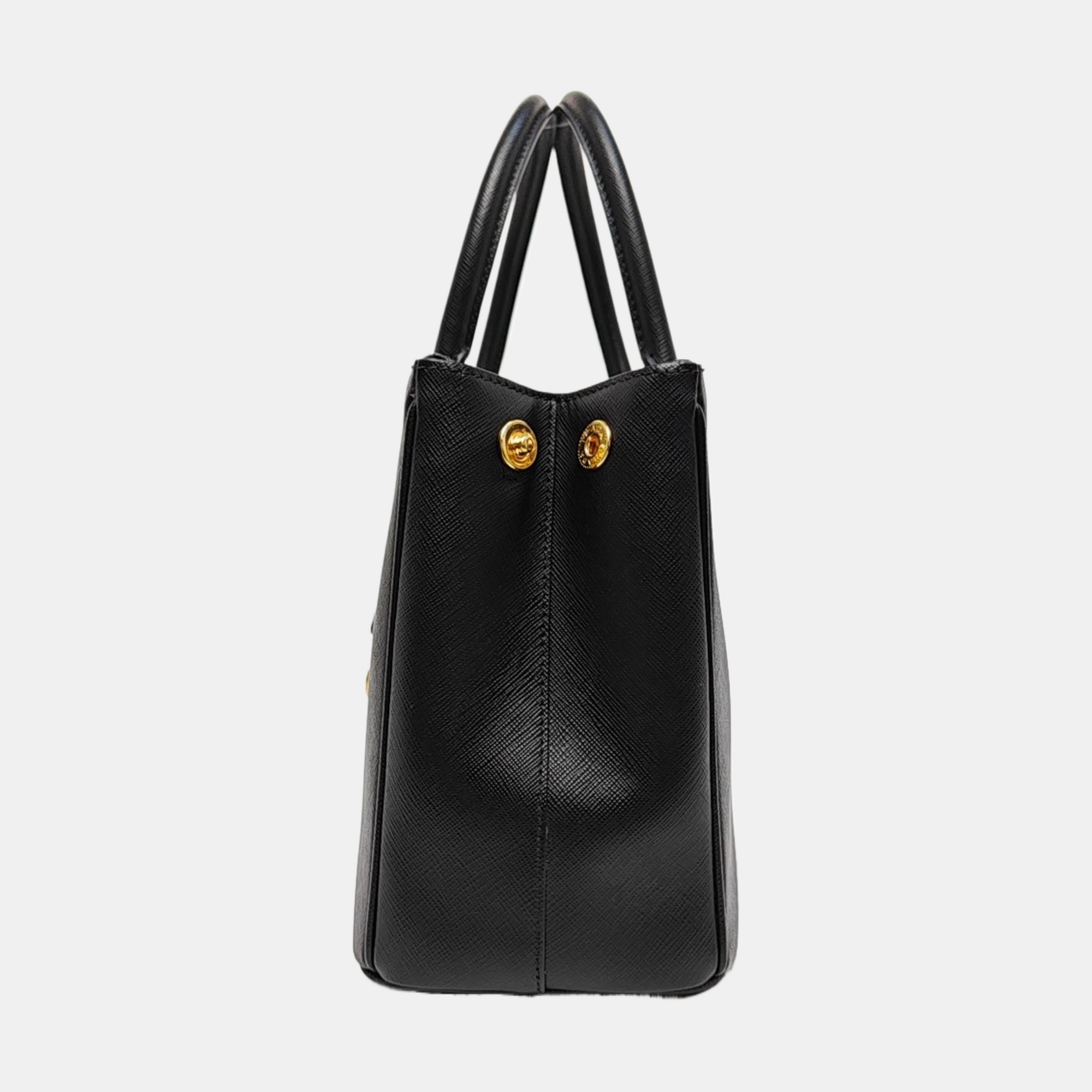 Galleria Medium Saffiano Calfskin Black