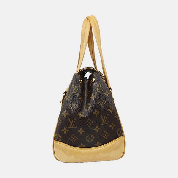 BEVERLY GM Monogram Coated Canvas Brown
