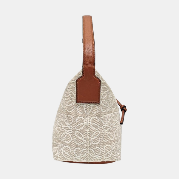Anagram Small Monogram Canvas Beige