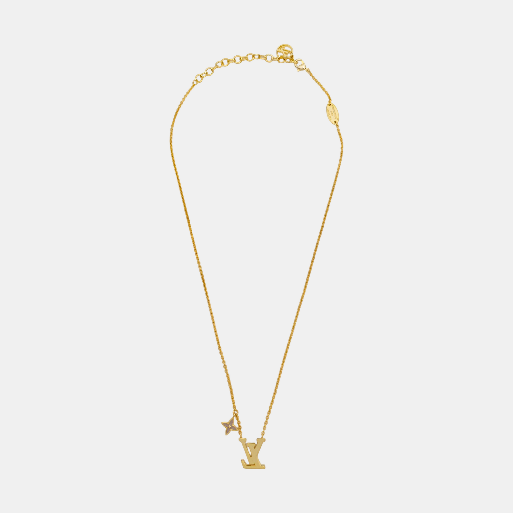 LV &amp; ME Metal Gold Necklace
