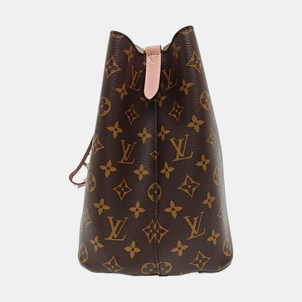 NÉONOÉ MM Monogram Coated Canvas Brown