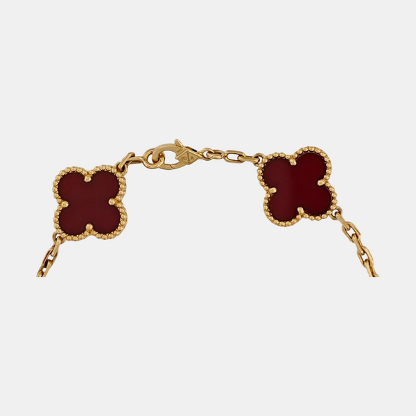 Vintage Alhambra 18k Gold Bracelet