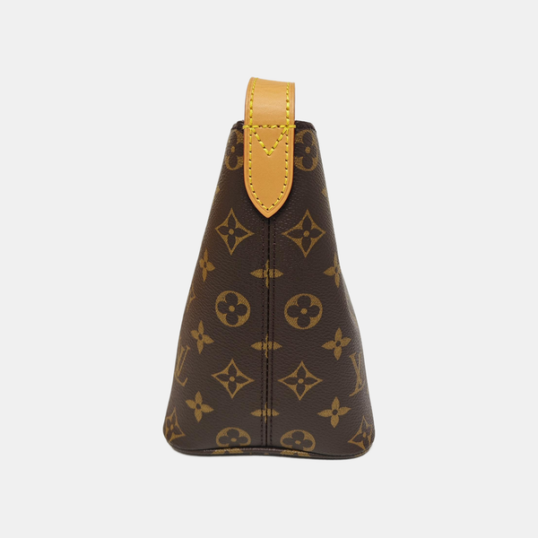 ALL IN BB Monogram Coated Canvas Brown