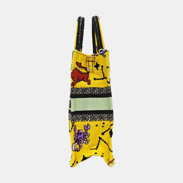 Book Tote Mini Canvas Yellow
