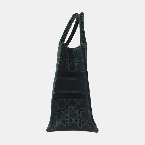 Authenticated pre-owned  Book Tote Medium Velvet Green - Tote Bag at Looply