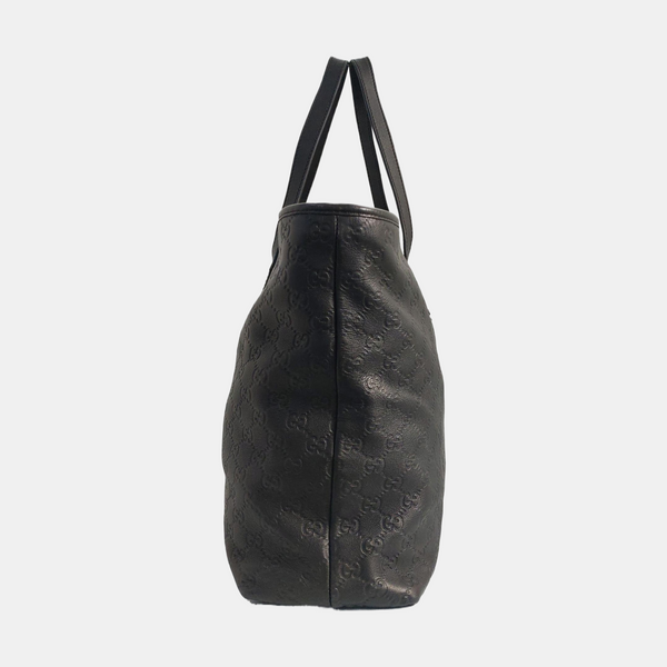GG Imprime Monogram Calfskin Black