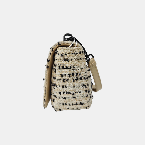 Dior Caro Small Cannage Wool White