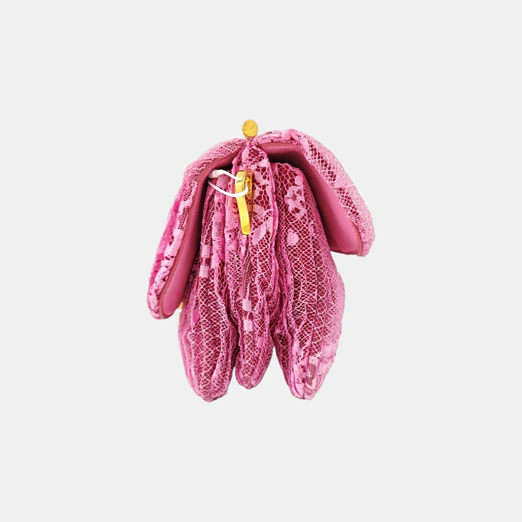 Fabric Shoulder Bag Pink