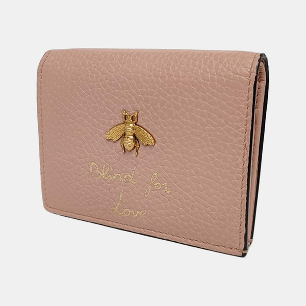 Animalier Calfskin Pink Wallet