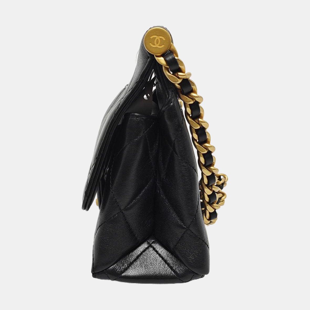 Quilted Lambskin Black