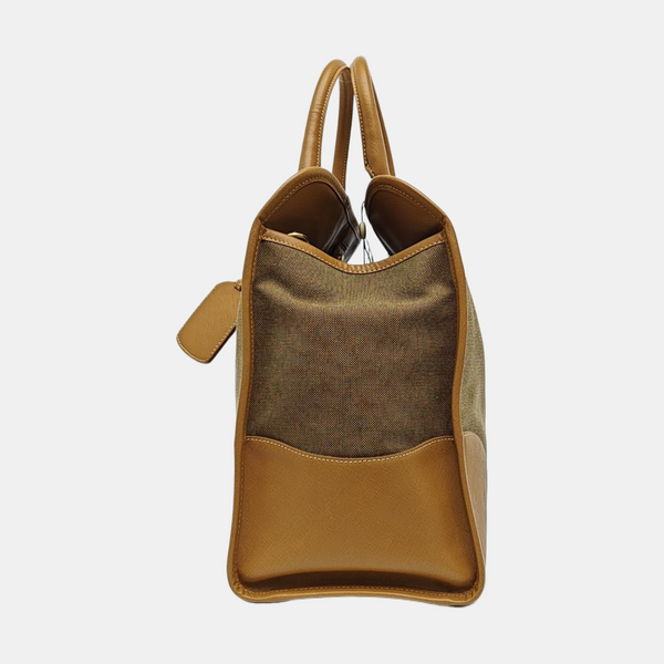 Canvas Shoulder Bag Brown