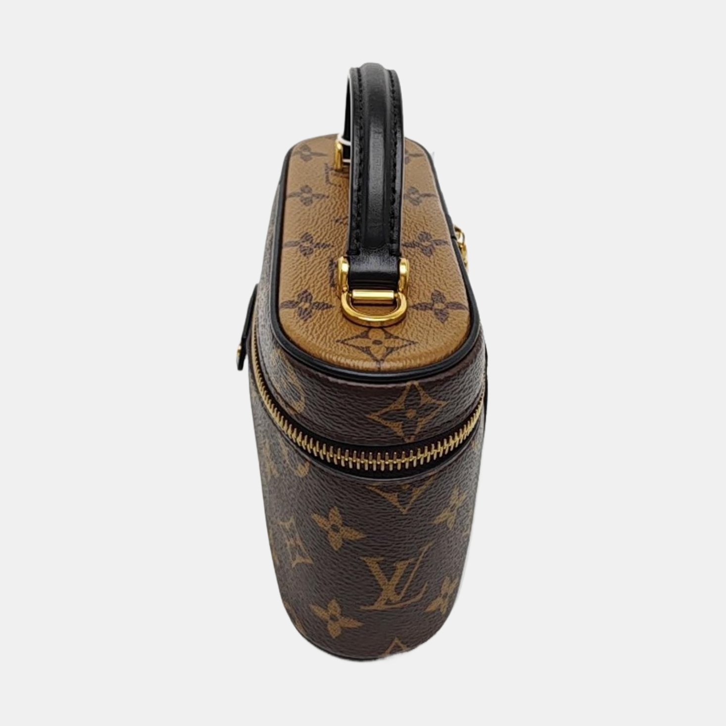 Vanity Chain Pouch Monogram Coated Canvas Brown
