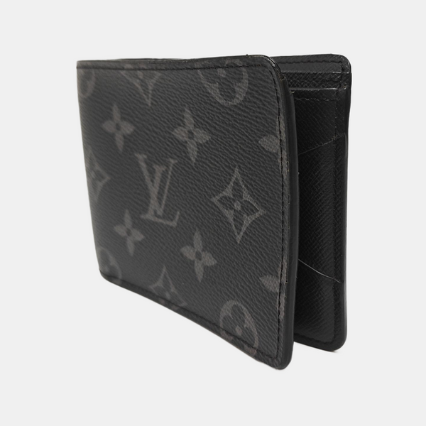 SLENDER Monogram Coated Canvas Black Wallet