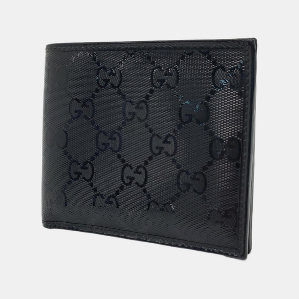 Monogram Coated Canvas Wallet Black