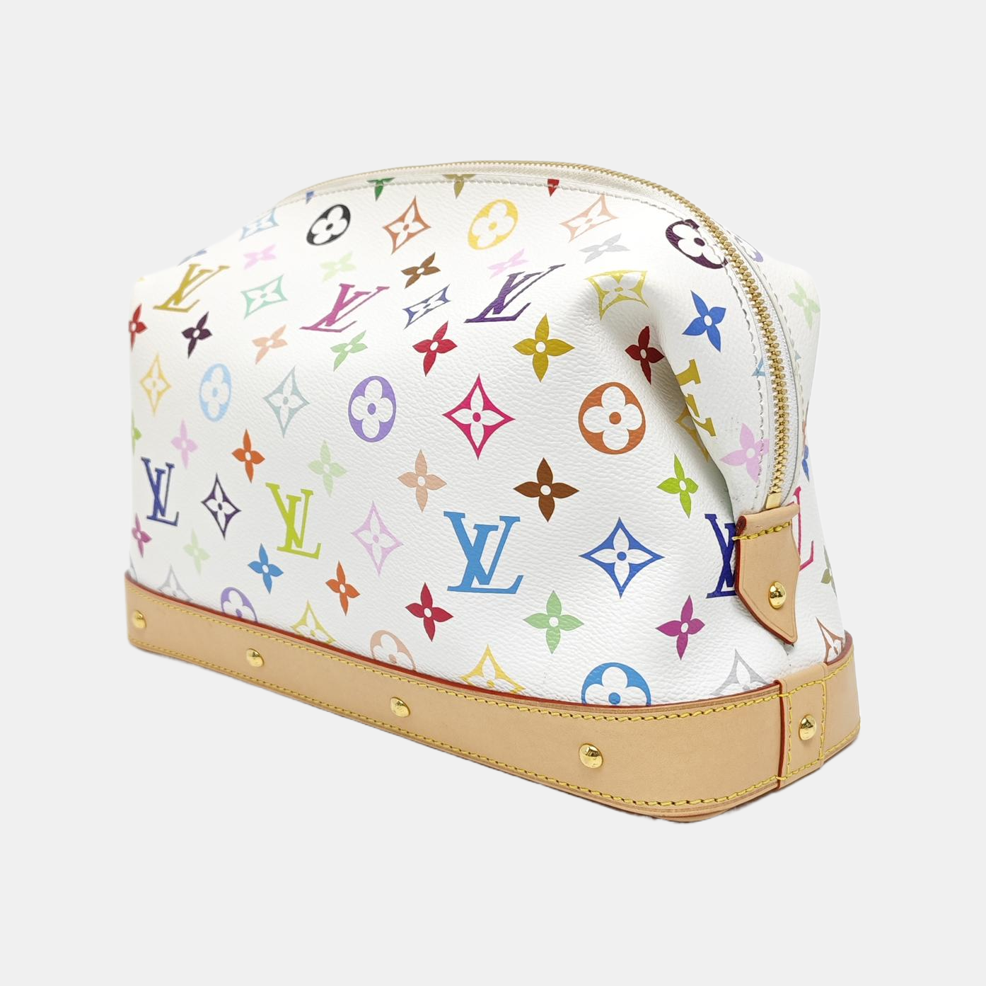 Monogram Coated Canvas Extra Large White