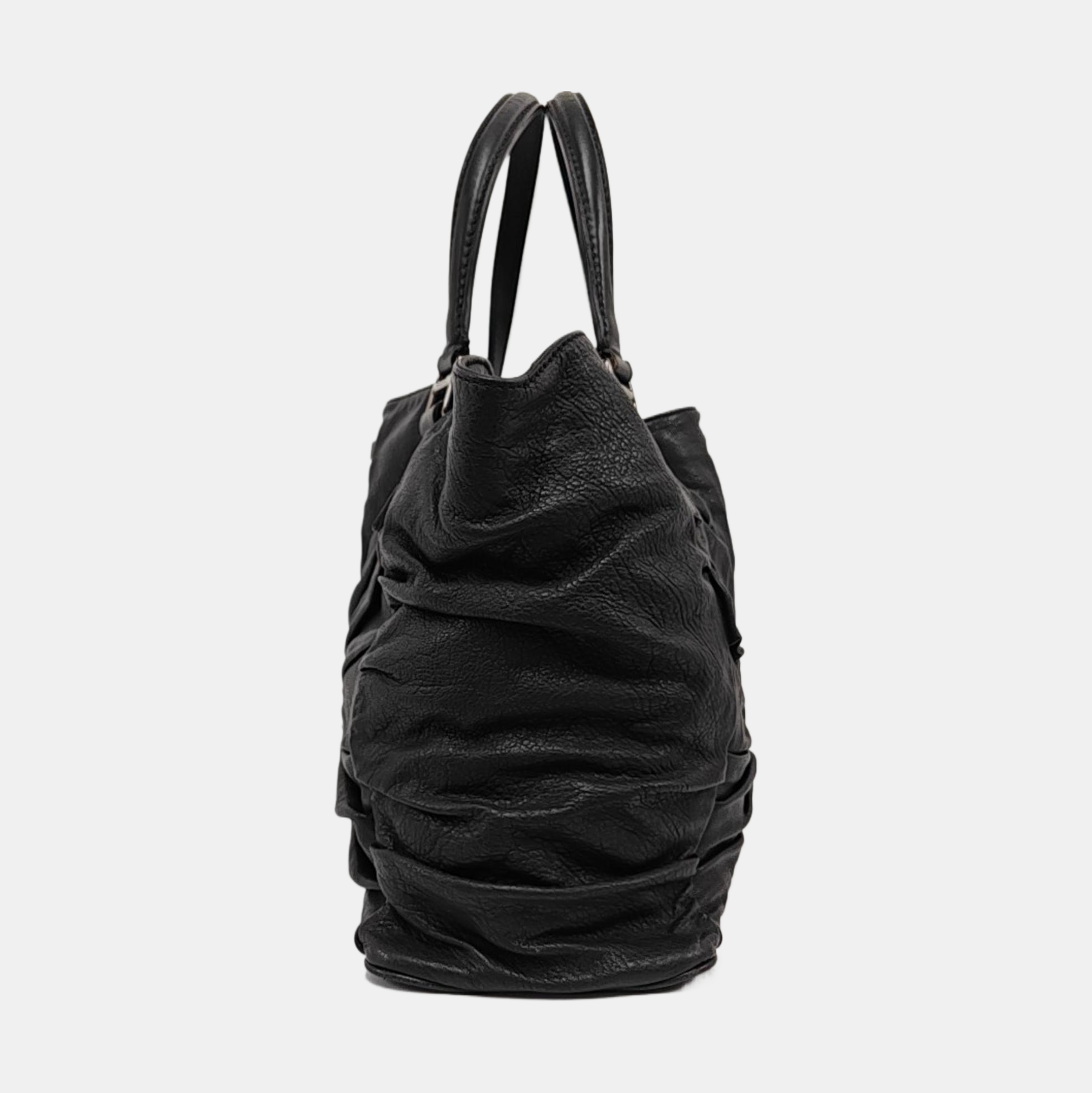 Calfskin Tote Bag Black