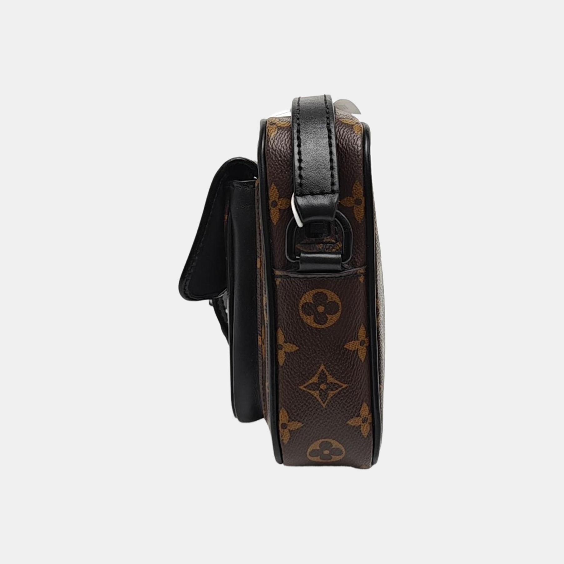 CHRISTOPHER Monogram Coated Canvas Brown