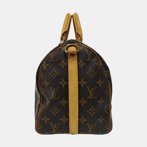 SPEEDY 30 Monogram Coated Canvas Brown