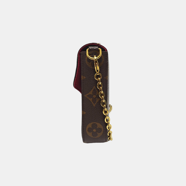FÉLICIE Monogram Coated Canvas Brown