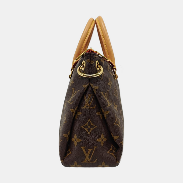 PALLAS BB Monogram Coated Canvas Brown
