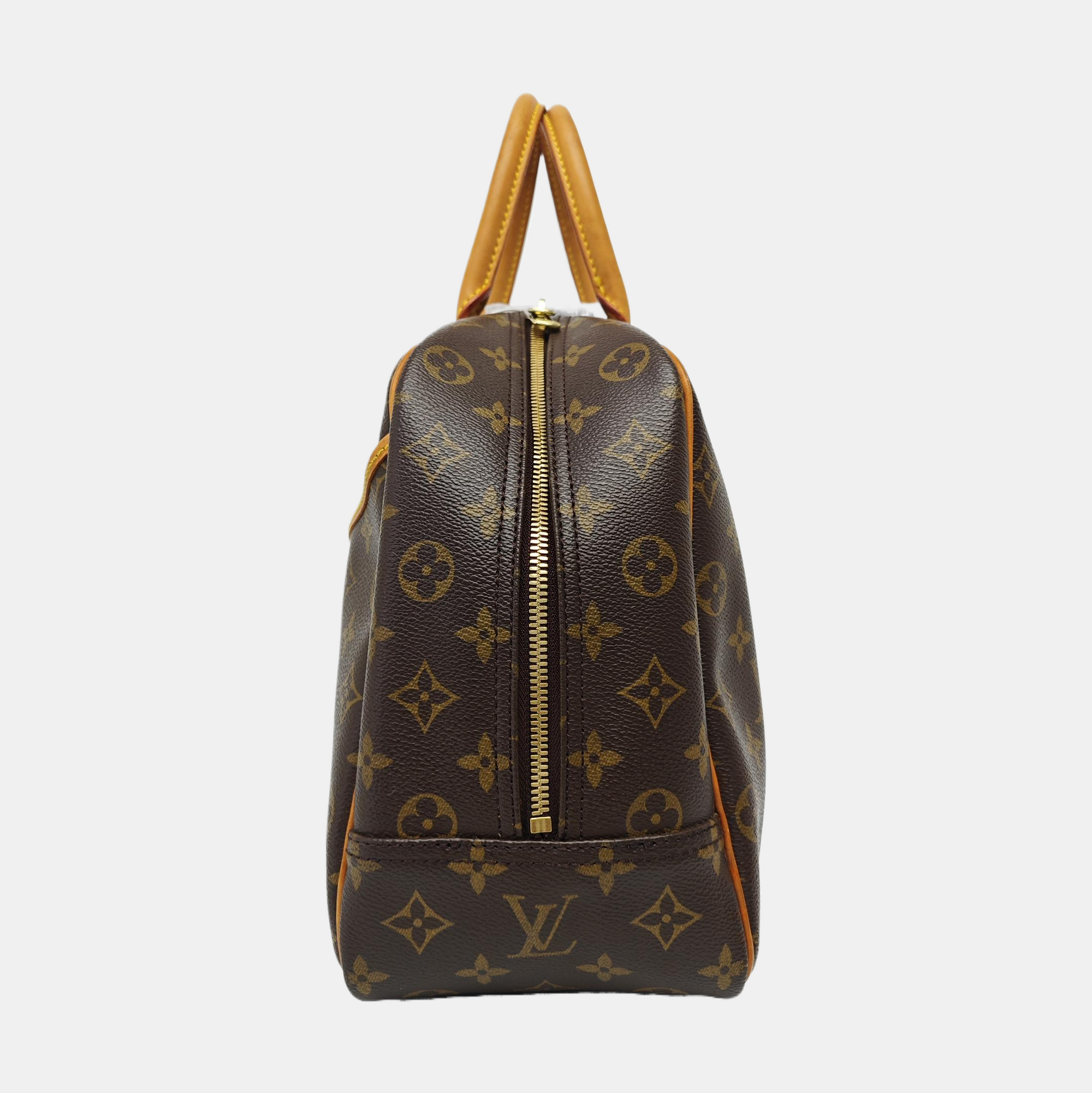 DEAUVILLE Monogram Coated Canvas Brown