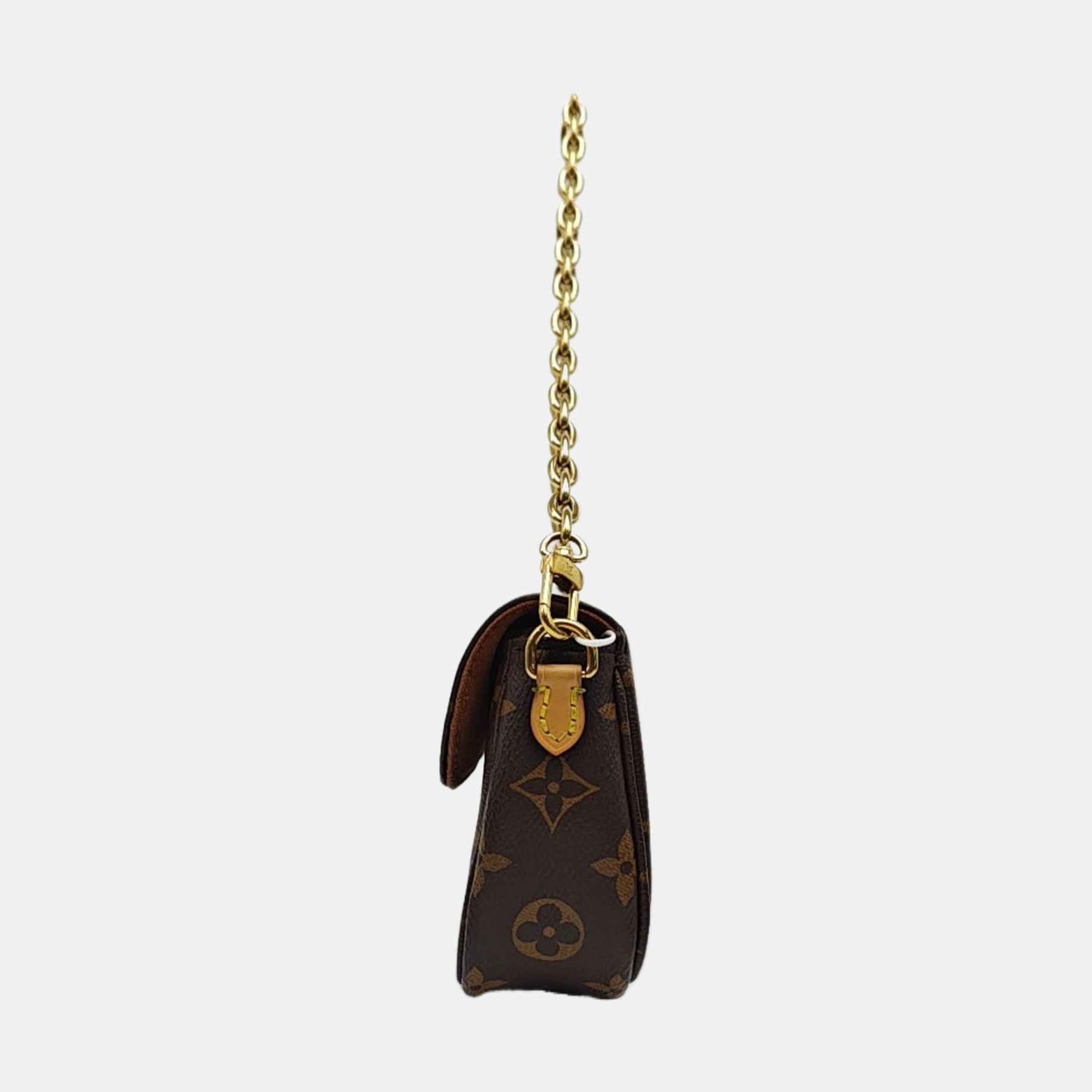 IVY Monogram Coated Canvas Brown