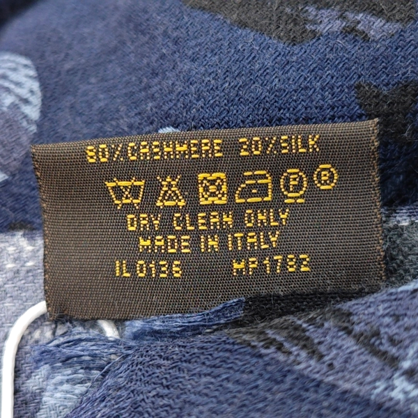 Blue Cashmere Scarf