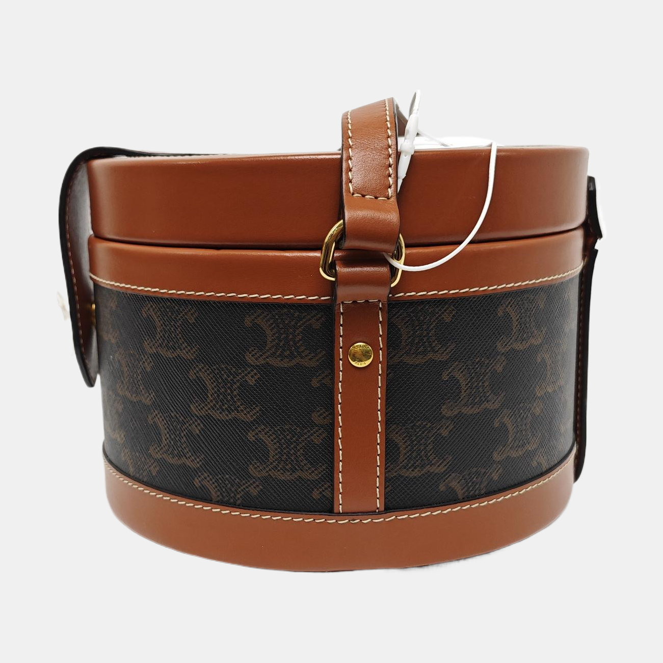 Authenticated pre-owned  TRIOMPHE Medium Coated Canvas Brown - Shoulder Bag at Looply