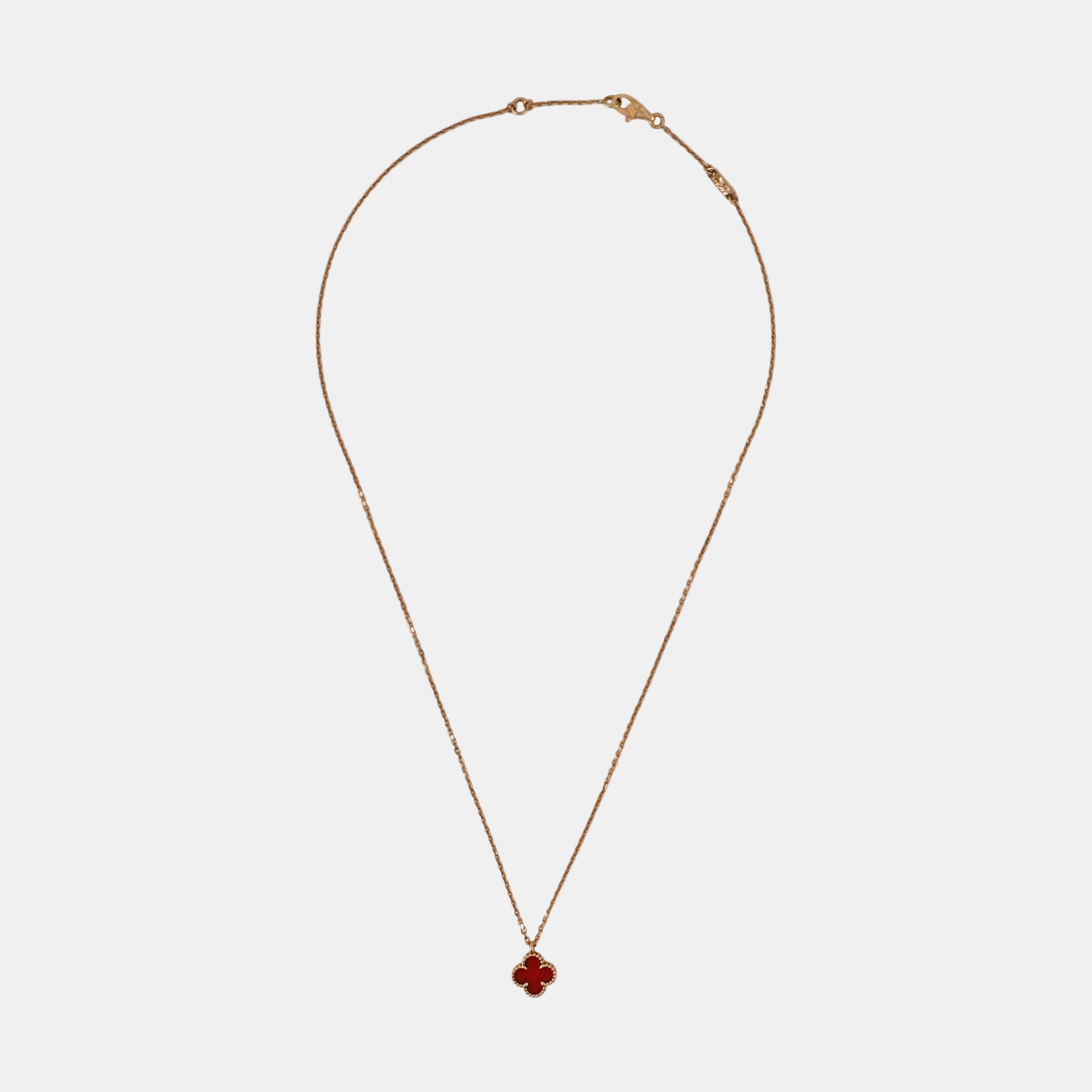 Sweet Alhambra 18k Rose Gold Necklace