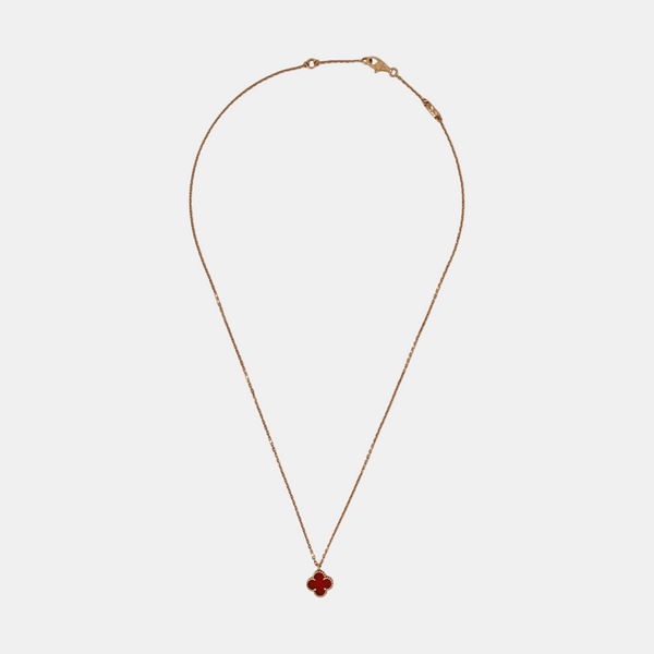 Sweet Alhambra 18k Rose Gold Necklace