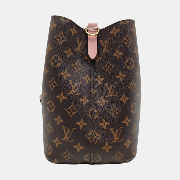 NÉONOÉ MM Monogram Coated Canvas Brown