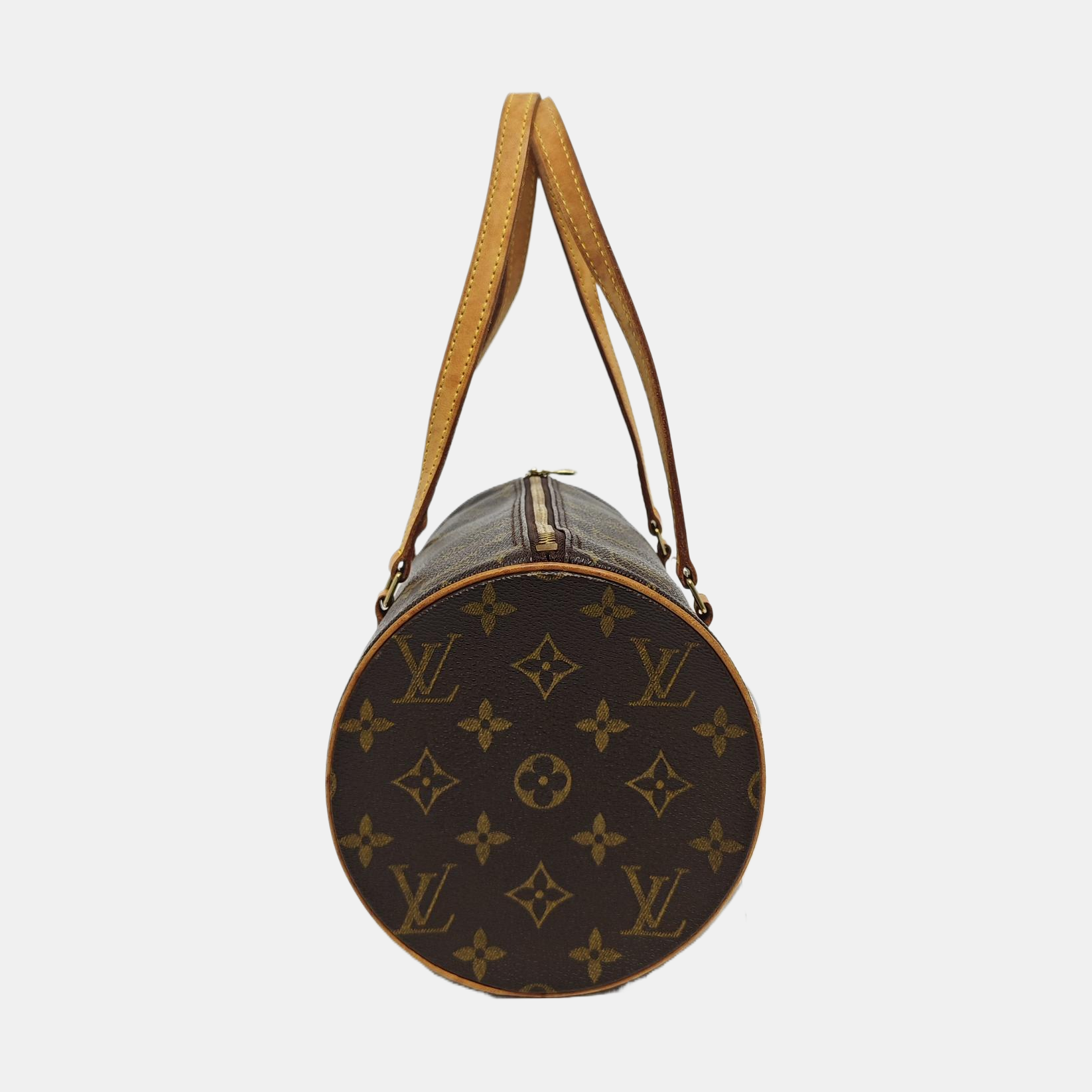 PAPILLON 30 Monogram Coated Canvas Brown