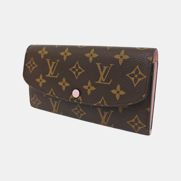 EMILIE Monogram Coated Canvas Brown