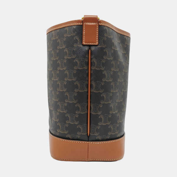 TRIOMPHE CANVAS Small Coated Canvas Brown