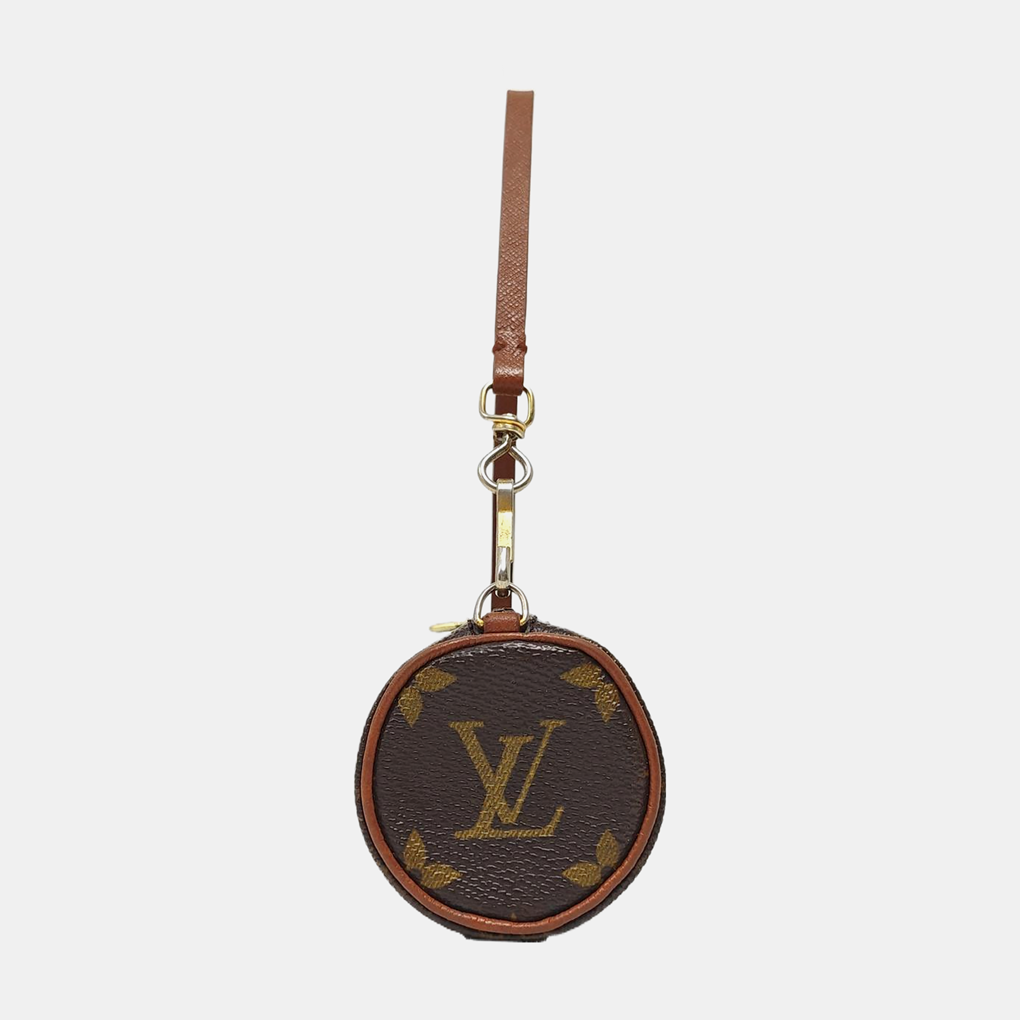 PAPILLON Mini Monogram Coated Canvas Brown