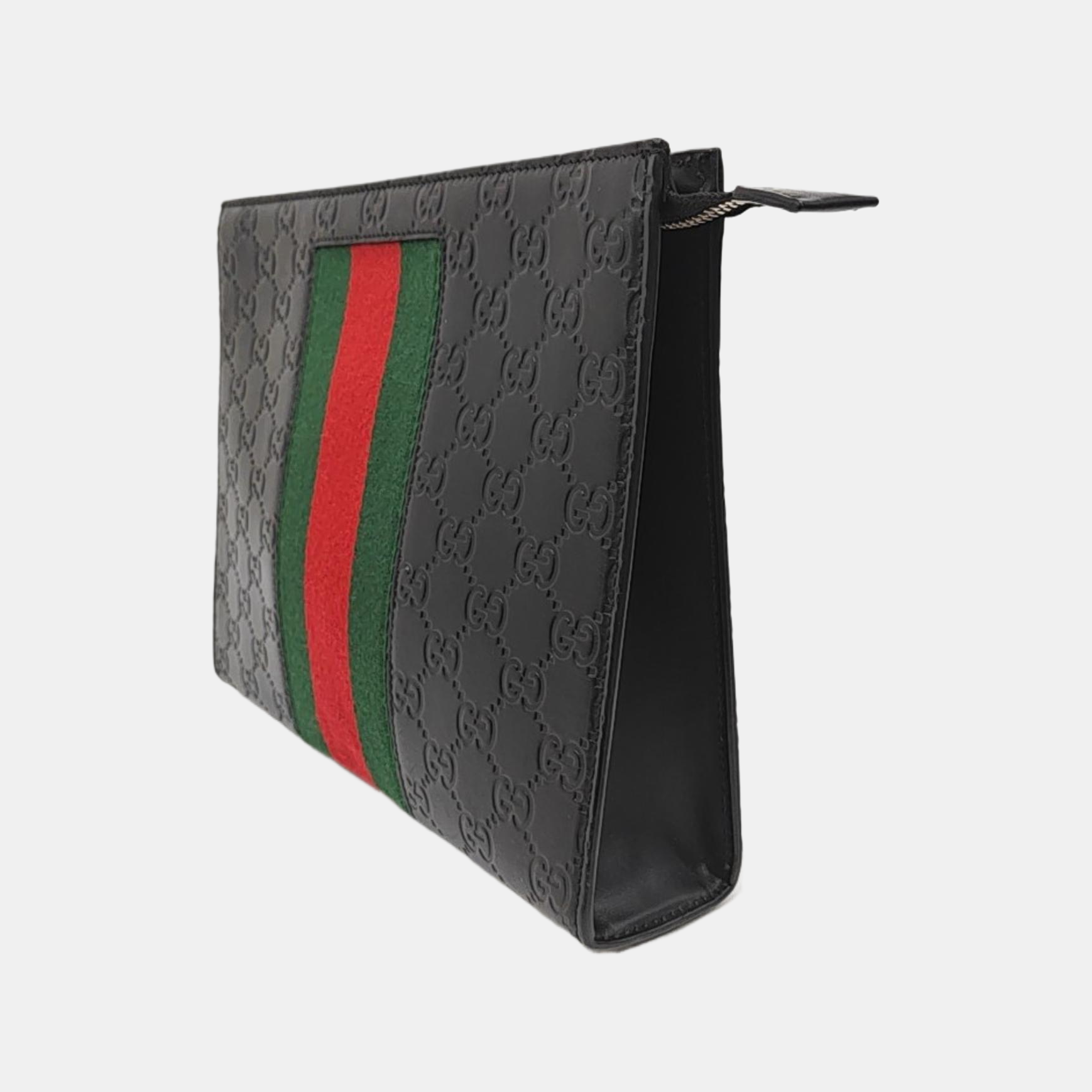 Signature Monogram Calfskin Black